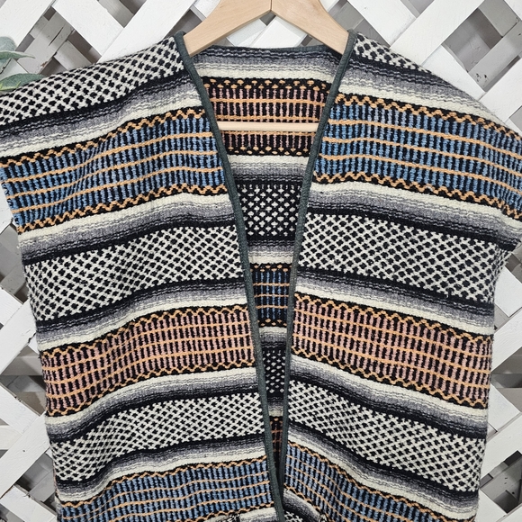 Vintage Serape Vest with 1991 Grateful Dead Patch One Size - Picture 2 of 5